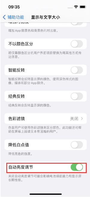 怀仁苹果15维修店分享iPhone 15 Pro系列屏幕亮度 