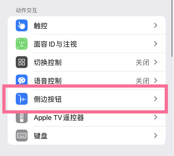 怀仁苹果14维修店分享iPhone14 Plus侧键双击下载功能关闭方法 