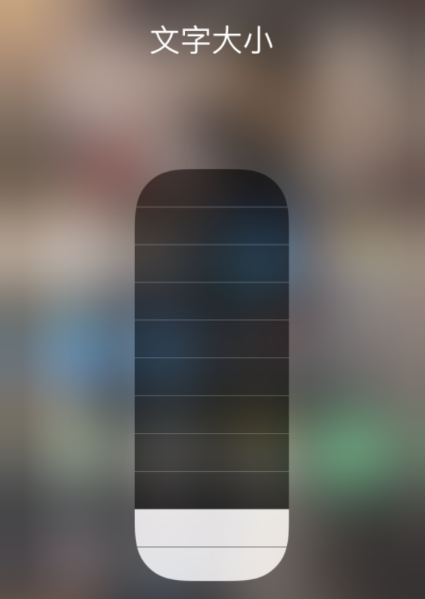 怀仁苹果手机维修分享小技巧：在 iPhone 控制中心快速调节字体大小 